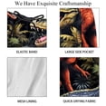 thumbnail image 4 of luoweisi Men's Beach Shorts Quick Dry Swim Trunks with Mesh Lining Cartoon Dinosaur L, 4 of 5