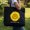 Black, variant on Everything Is Fine Smiley Sunflower Zippered Tote Bag, Mental Health Humor Totebag, Everyd
