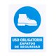 thumbnail image 1 of Letrero Señalización Uso Obligatorio De Zapatos De Seguridad KARLEN 20 x 25, 1 of 1