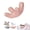 Coral Pink, variant on Anti Wrinkle Pillow for Side Sleepers, Satin Beauty Pillow for Anti Aging & Wrinkle Prevention, Hypoallergenic Face Pillow with Travel Handle for Skincare Enhancement