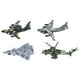 thumbnail image 4 of Juguete de avión para niños, 4 piezas de avión extraíble, modelo de avión de aleación hecho a mano con cuidado, 4 of 9