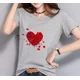 thumbnail image 1 of Camiseta De Moda Para Mujer Sudadera Con Corazón De Dedo, 1 of 7