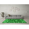 thumbnail image 3 of Ahgly Company Indoor Rectangle Abstract Green Modern Area Rugs, 3' x 5', 3 of 4