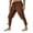 Brown, variant on Mens Workout Pants Ankle Strap Trousers Pants (Brown, XXXL)