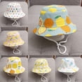 thumbnail image 5 of ZPAQI Adjustable Lovely Baby Cap Cotton Baby Girl Sun Hat Summer Outdoor Kids Children Infant Boys Girls Beach Bucket Hats, 5 of 19