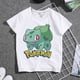 thumbnail image 1 of Camiseta de Pokémon para niños y niñas, camisa de manga corta con estampado de dibujos animados de Pikachu, ropa de verano, 1 of 4