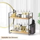thumbnail image 3 of Organizador de mostrador de baño LEMIKKLE con cesta de madera, 3 of 9