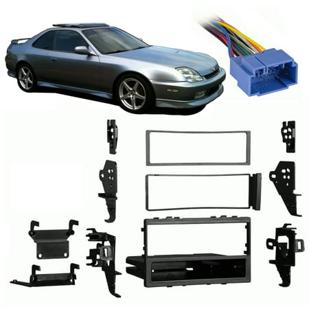 Honda Prelude Radio - Fits Honda Prelude 1999-2001 Single DIN Stereo Harness Radio Install Dash Kit