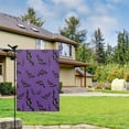 thumbnail image 2 of Purple Halloween Black Bats Fall Garden Flags 12.5"x18" Double Side,Small Yard Flags for Outside,Outdoor Fall Decor,Autumn Funny Garden Flag Yard Decoration, 2 of 4