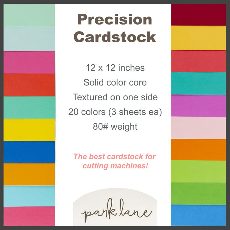 American Crafts 12x12 Card Stock Pack, 60 Sheets Total 3 Sheets Of 20  Colors, Tropical Arts Crafts Supplies Celebration Paper Card Stock Colored  Card