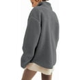 thumbnail image 5 of Women's Fleece Zip Up 2-in-1 Baby Wearing Jacket, Maternity Winter Coat with Kangaroo Pocket, Thick Warm Baby Wearing Clothes for Mothers, Postpartum Winter Jacket, 5 of 9