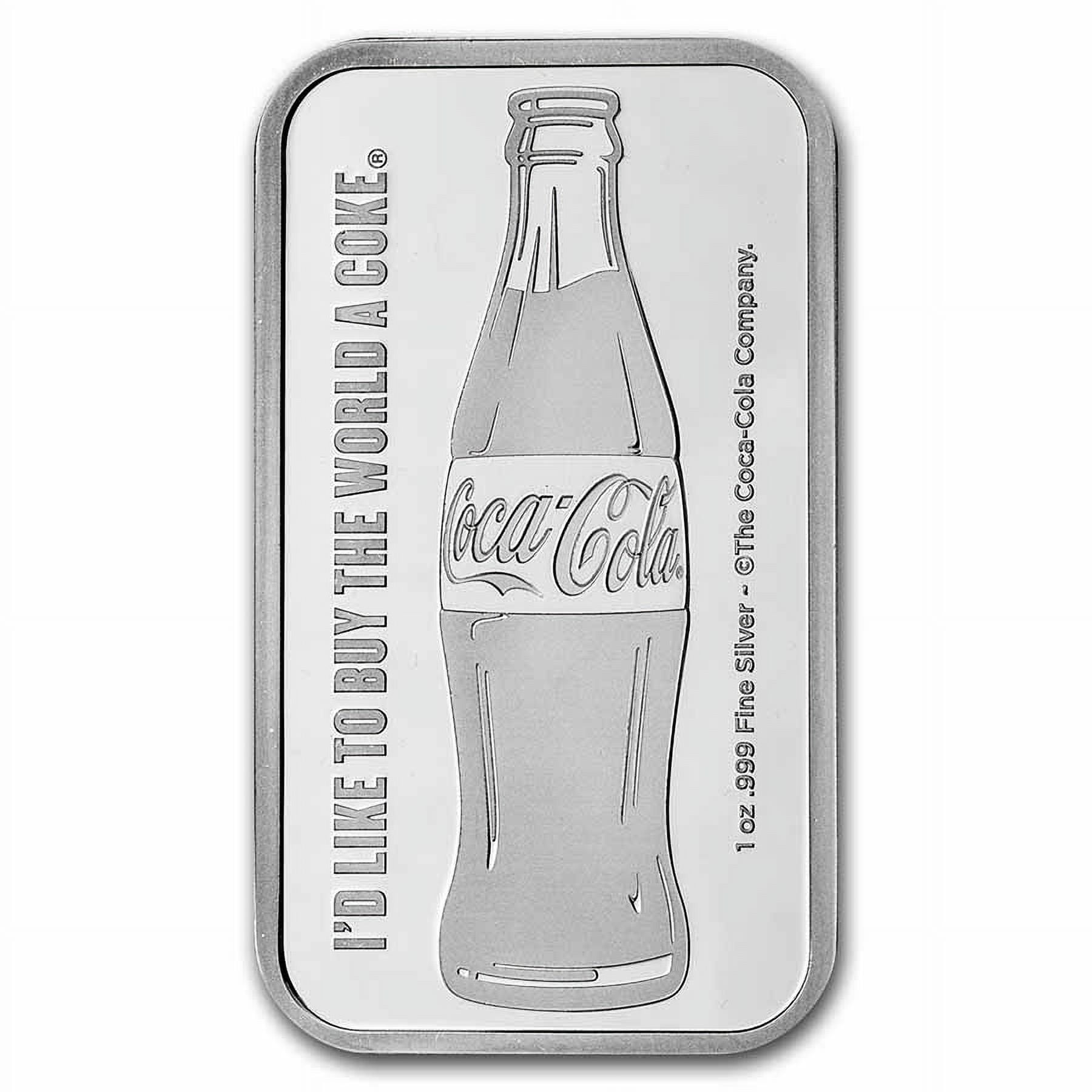 Coca-Cola® 1 oz Silver Colorized Bar - Walmart.com