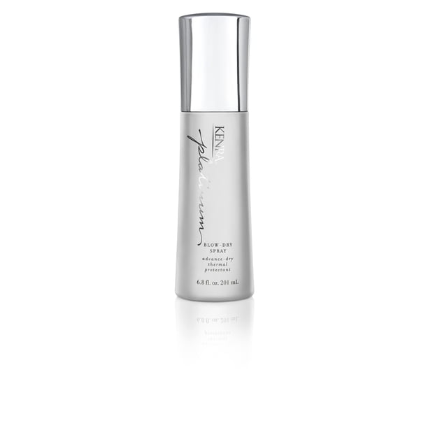 Kenra Platinum Blow-Dry Spray | Protector térmico que ahorra tiempo | Desenreda, suaviza y elimina frizz | Resistente a la humedad | Cabello medio a grueso | 201 ml