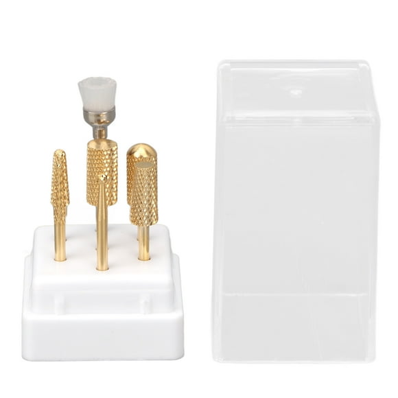 Cuticle Remover Bits,7pcs Manicure Drill Bits Nail Stainless Steel Drill Bits Nail Grinding Bits Sleek Aesthetic