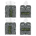 thumbnail image 4 of Custom Horror Movie Beetlejuices Tissue Box Cover PU Leather Square Tim Burton Style Facial Tissue Box Holder for Bathroom, 4 of 5