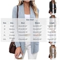 thumbnail image 2 of VBVC Women's Heather Open Front Cardigan , Casual Longline Duster Coat For Women , Ladies' Lightweight Fall Outerwear with Pockets, Dark Gray , S-2XL, 2 of 3