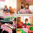 thumbnail image 4 of Airhive Busy Board for Fine Motor Skills, Montessori Toy for Autism, Travel Toy for Toddlers, Preschool Learning Toys for 1 2 3 4 Year Old, Gift for Girls & Boys, Pink, 4 of 7