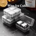 thumbnail image 4 of Pearls For Pearls Reusable Metal Ice Cubes Stainless Steel Cubes Stones For Drinks With Ice Tongs Freezer Storage Ice Cubes Vermouth Dry, 4 of 7