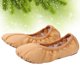 thumbnail image 5 of 1 par de zapatos de baile para niñas, zapatos de ballet de suela blanda, zapatos de práctica de baile de ballet, zapatos de yoga (marrón claro, tamaño 37, 22,5 cm, 5,5 EE., 5 of 6
