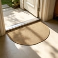 thumbnail image 2 of Yhmxh Half Round Indoor Door Mat 16"X24",Non Slip Machine Washable Entryway Rug for Front/Back Door,Half Circle Absorbent Low Profile Entrance Floor Mat Welcome Mat for Muddy Shoes and Paws, 2 of 6