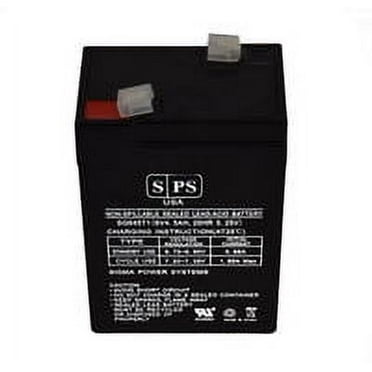 SPS Brand 6V 4.5 Ah Emergency Lights Replacement Battery (SG0645T1) for SureLite 262 (1 Pack)