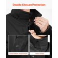 thumbnail image 4 of FR Welding Jacket, Medium, Heavy-Duty Cowhide Leather & 9oz Flame Resistant Cotton Blend, for Metalworking, Grinding, HVAC, 4 of 10