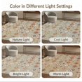 thumbnail image 7 of ODIKA 8'x10' Washable Area Rug Non-Shedding, Easy Care, Media Abstract Large Boho Tone Motif Grey Livingroom Patterned for King Size Bedroom Under Bed, Master Suite, 7 of 7
