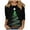 Black, variant on Women's Plus Size Fall Tops Ladies Casual Christmas Printed Shirts Round neck Blouse Three-quarter Sleeve T-shirt Loose Top My Order