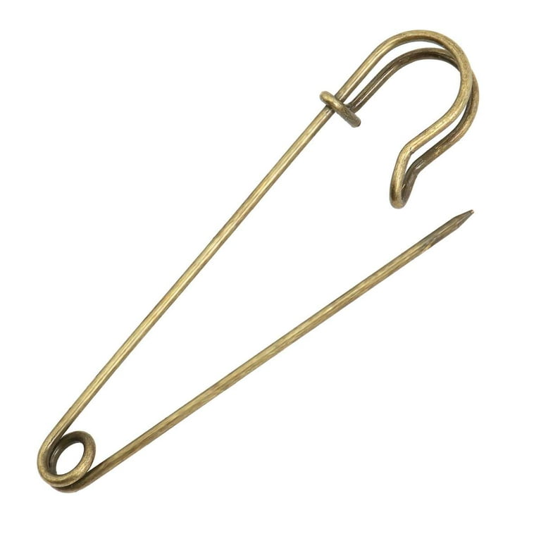 Big Size Metal Safety Pins Extra Large Gold Heavy Duty Safe Pins