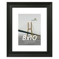 thumbnail image 3 of Scholartree 2PACK 8x10 Picture Frame , Display Photo 8x10 Matted to 5x7 Tabletop Picture Frame & Wall Frame, Black, 3 of 7