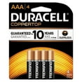 thumbnail image 4 of Duracell Coppertop AAA Battery with POWER BOOST™, 4 Pack Long-Lasting Batteries, 4 of 5