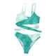 thumbnail image 5 of Mejor Belleza Mujer Traje de Baño de Moda Aumentar el tamaño 2 Piezas Tankini Tops de Bikini y Partes de Abajo Turquesa L, 5 of 7