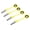 Yellow, variant on NestledNature RC Car Shell Body Clip: 4PCS Universal Silicone Metal Retainer Pins For 1/10 Model Car