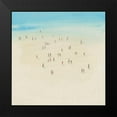 thumbnail image 2 of OToole, Tim 12x12 Black Modern Framed Museum Art Print Titled - Beach Time I, 2 of 5