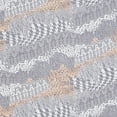 thumbnail image 2 of Zelouf High Multi Chiffon Print  , Sewing, DIY, Crafts Fabric by the Yard, 129 Owht/carame, 20 Yard, 2 of 2