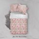 thumbnail image 3 of 3D Rosa Flores Funda de edredón Set Ropa de cama Set Funda nórdica Fundas de almohada Sf20, 3 of 3