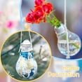 thumbnail image 5 of 20Pcs 100 ML Plastic Light Bulb Jars, Light Bulb Candy Containers Clear Candy Jars Fillable Lightbulb Ornaments for Christmas Crafts Party Favors (Silver,100 ml), 5 of 7