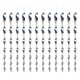 thumbnail image 3 of Kearding Varillas reflectantes repelentes de aves, 12 Uds., repelente de aves, de viento plateada reflectante para mantener alejadas a las aves Decoración del hogar Kearding HA035572-00, 3 of 6
