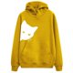 thumbnail image 2 of Puntoco - Sudadera con capucha de manga larga para mujer con diseño de gato Puntoco Puntoco-287, 2 of 4