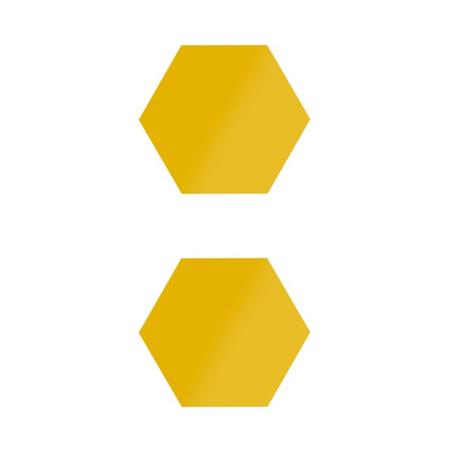 Injueey 12pcs / Juego 3D Espejo como Pared Adornos Hexágono Pegatina Vinilo Extraíble Type2 NO2 Injueey CBP105192