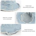 thumbnail image 2 of KAKOWELY Sombrero de pescador de mezclilla, sombrero de pescador, sombrero de protección solar, gorras de pescador para verano, 2 of 5