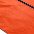 thumbnail image 6 of New Summer Arrivals YLSDY Mens Outdoor Vest Jacket Light Softshell Zip Outerwear Fishing Travel Work Comfy Utility Cargo Vests for Hiking Golf Orange XXL, 6 of 7