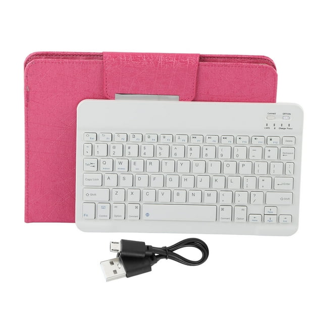 Funda de cuero PU Sincero con teclado Bluetooth para teléfono móvil y soporte 10 pulgadas