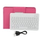 thumbnail image 1 of Funda de cuero PU Sincero con teclado Bluetooth para teléfono móvil y soporte 10 pulgadas, 1 of 10