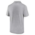 thumbnail image 3 of Men's Fanatics Gray Oklahoma Sooners Striated Primary Logo Polo, 3 of 3