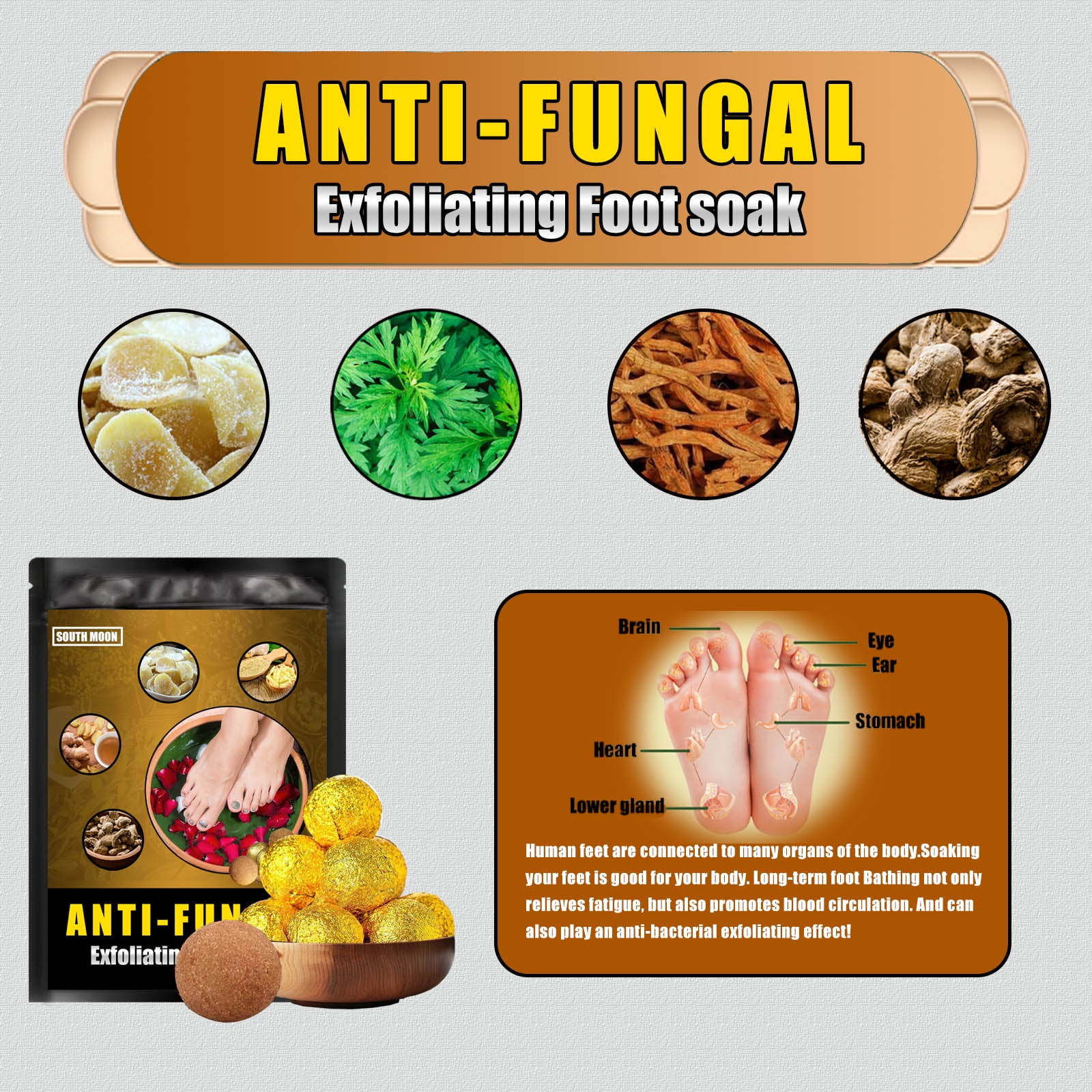 Antifungal Exfoliating Foot Soak