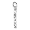 thumbnail image 2 of True Origin 14k White Gold 1/2 carat Lab Grown Diamond VS DEF Alphabet R Pendant, 2 of 4