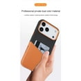 thumbnail image 2 of For iPhone 17 Pro Max Case Two-Tone Leather Texture Skin-Feel ShockprootMinimalist Design Compatible with iPre 16 15 14 13, 2 of 6