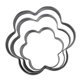 thumbnail image 2 of Worallymy 3 unids/set moldes para hornear forma de flor molde de huevo de acero inoxidable cocina galleta galleta DIY moldes Kit Worallymy JD735815835, 2 of 7