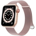 thumbnail image 2 of YuiYuKa Compatible With Apple Watch Bands 38mm 42mm 40mm 44mm 41mm 45mm Ultra 49mm，Adjustable Strap Magnetic Wristbands Milanese Loop Mesh Apple Wristwatches Bands for iwatch series 8 7 6 Se 5 4 3 2 1, 2 of 9